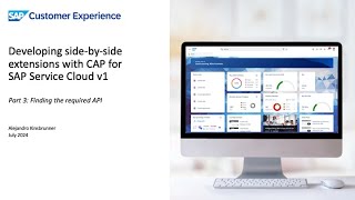 Part 3 - Finding the required API