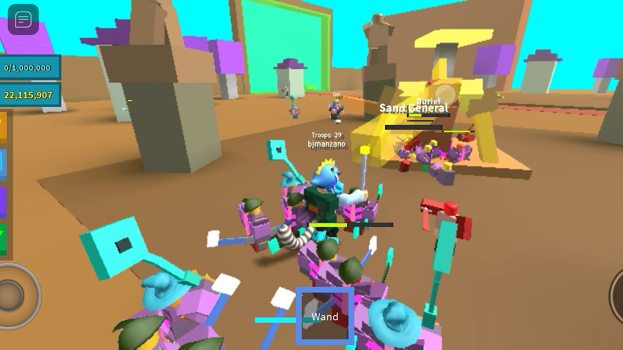 defeating a boss on army control simulator - YouTube