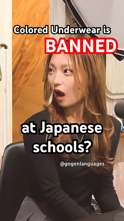 Japanese schools control your UNDERWEAR COLOR?! 🤯 ('Charai' & rule breaking)