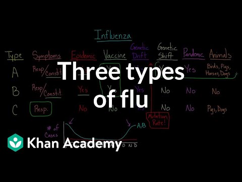 Three types of flu | Infectious diseases | Health & Medicine | Khan Academy