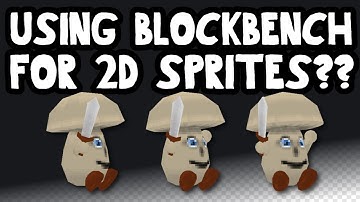 Creating 2D Sprites from 3D Objects in #blockbench | Low Poly 3D Modeling Series Episode 5