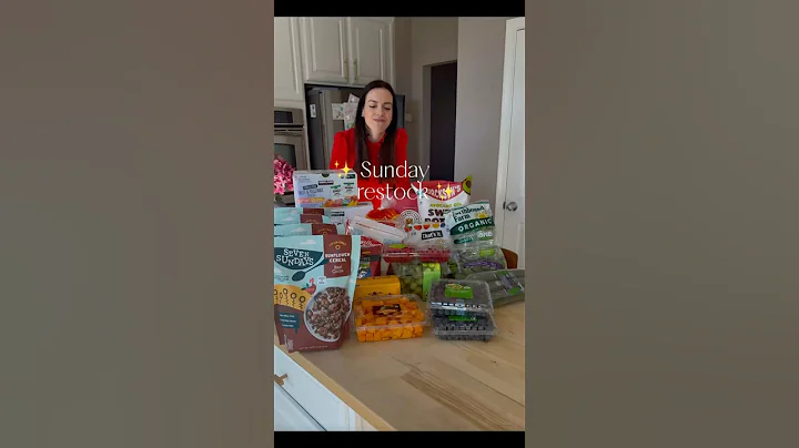 Sunday restock time! 🍇🫐🥒🥦 #asmr #restock #costco #costcohaul #groceries
