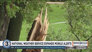 National Weather Service expands mobile alerts