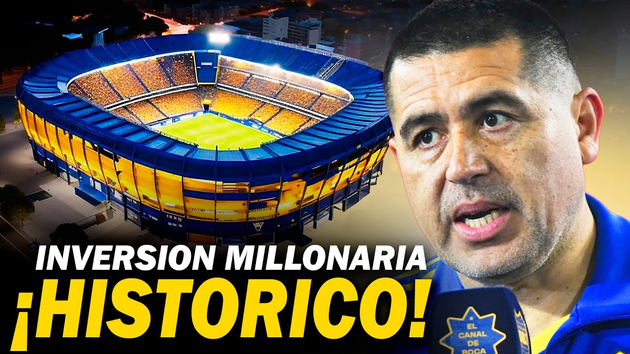 El PLAN SECRETO de RIQUELME en Boca con la NUEVA BOMBONERA