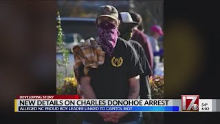 Accused Proud Boys leader from NC charged in connection with US Capitol riot