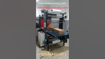 otomatik shrink makinesi, önden besleme shrink makinesi. ibak ambalaj