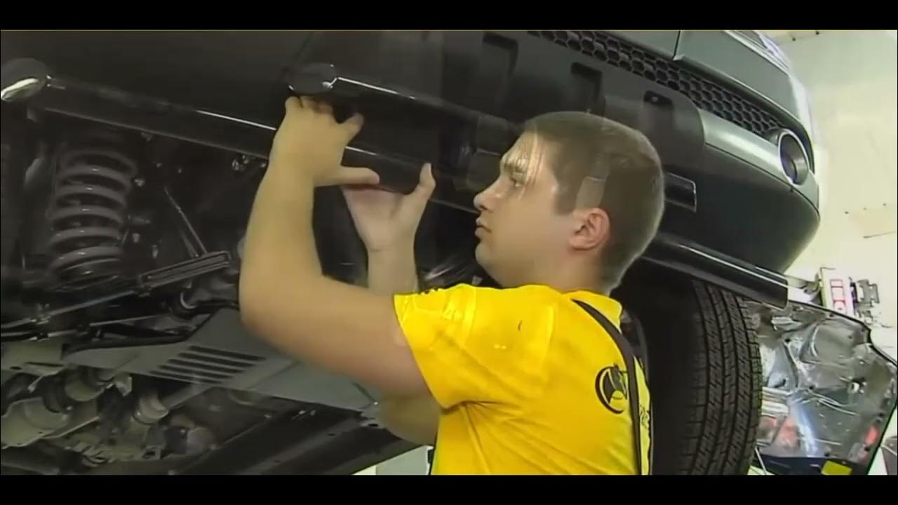 Установка защита-переднего-бампера Нива Шевроле - YouTube