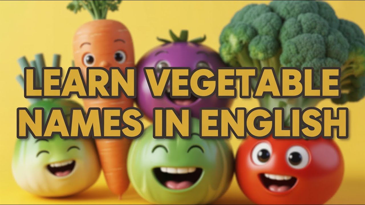 Vegetable Song for Kids | Learn English with Fun Music and Healthy Food ...