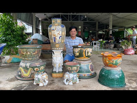 Video Ché Chậu Đôn xưa gốm Biên Hòa GLTQ ngày 06-07 | Thanh... - youtube