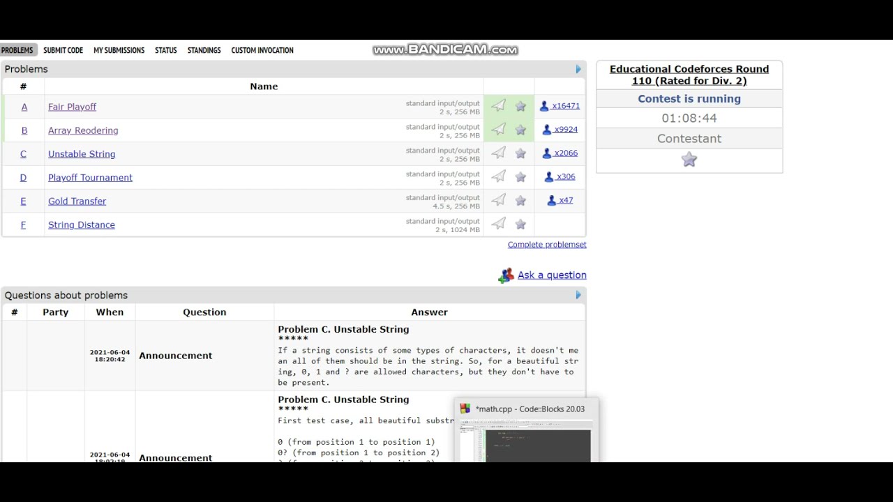 B. Array Reodering #Educational Codeforces Round 110 (Rated for Div. 2 ...