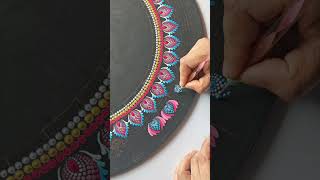 beginners dotmandala art brush strokes#ytshorts #shortfeed #trendingart #brushstrokes #art