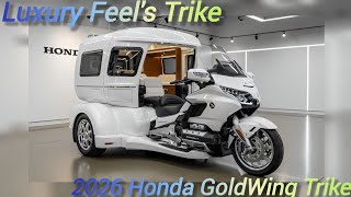 2026 Honda GoldWing Trike Camper – The Ultimate Luxury 3-Wheel Motorhome Revolution