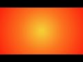 Warm Orange Aura Screen Golden Sunset Glow for Relax, Study & Sleep for 12 hours, No sound
