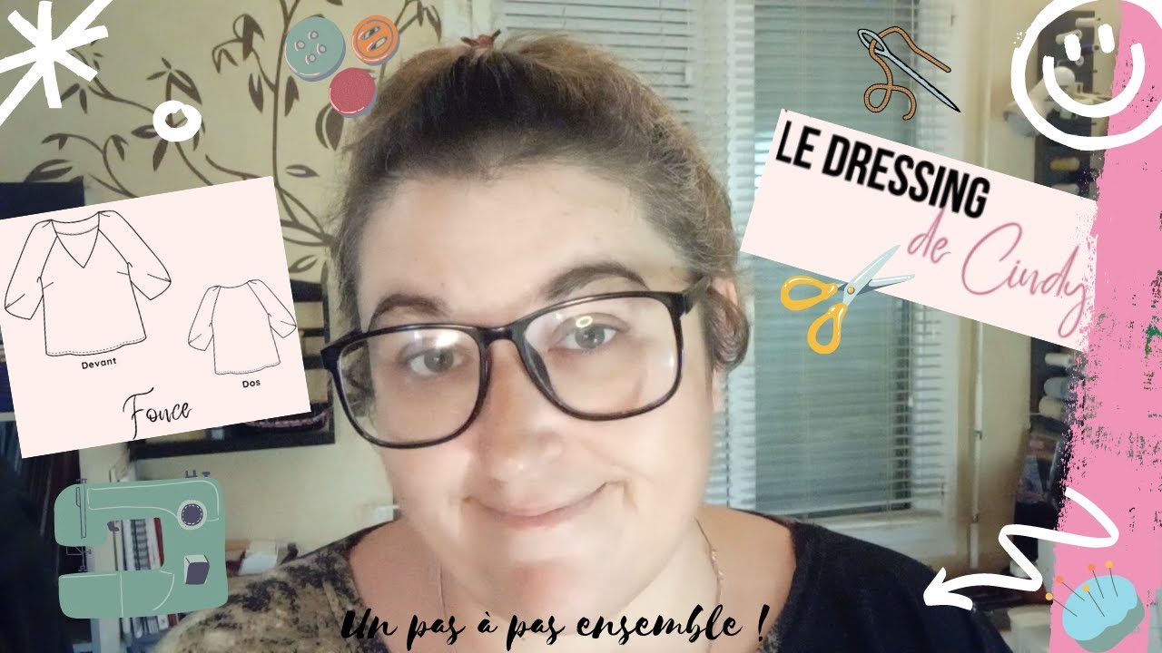 VLOG COUTURE LA BLOUSE FONCE Patron Gratuit - YouTube