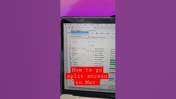💻 How to go split screen on a Mac
