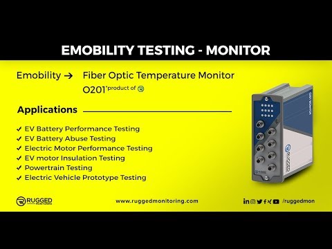 EV Testing Fiber Optic Temperature Monitor – O201 - YouTube