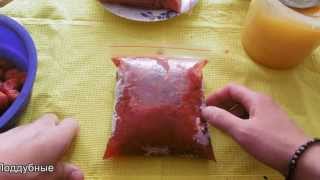 Заготовка клубники на зиму наш рецепт Strawberry frozen recipe Заготовка клубники на зиму наш рецепт Strawberry frozen recipe