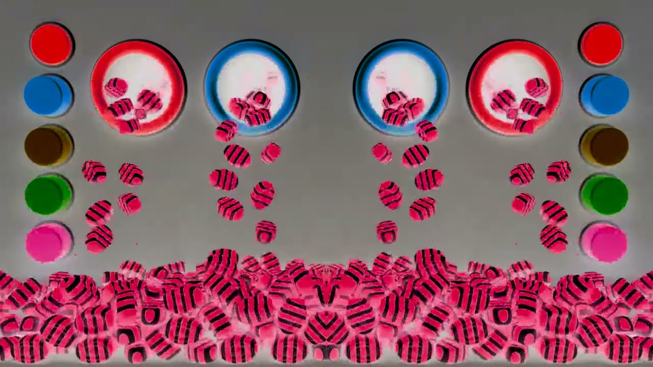 Count Numbers 1 to 10 with A Lot of 3D Candy Surprise Eggs Sponsored By Gamavision Csupo Effects