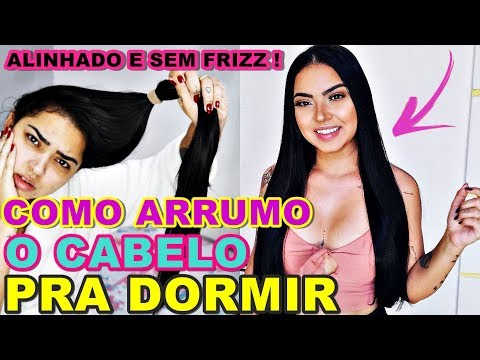 COMO ARRUMO O CABELO PRA DORMIR - Por Tárcia Suélem