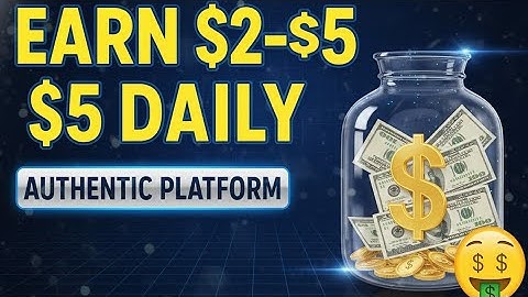Earn $2 to $5 Daily Real Platform Watch Full Video | website Link In Description 