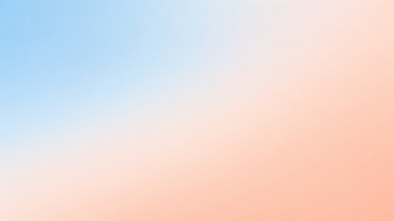 Soft Blue to Peach Gradient – 10 Hours Calm Focus Screen | Study & Deep Work Background