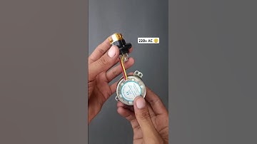 Synchronous Motor VS LED Bulb 💡