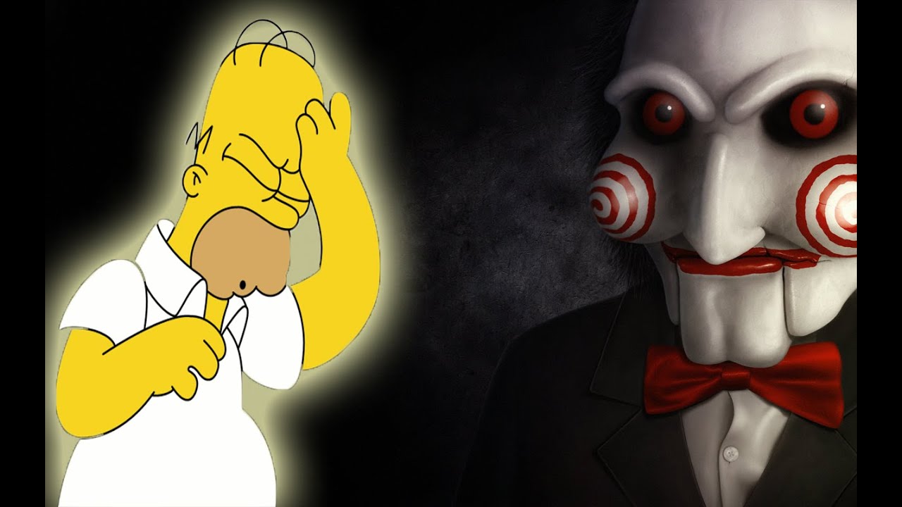 I want to play a game! - The Homer Simpson Saw Game - YouTube