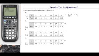 Algebra EOC Practice Test #1 Question #47