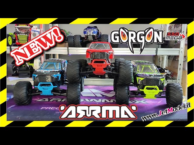 ARRMA RTA (Ready-To-Assemble) 1/10 GORGON 4X2 MEGA 550 Brushed Monster  Truck [VIDEO] - RC Car Action