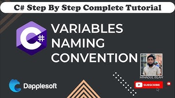 Variables Naming Convention in C# Bangla Tutorial