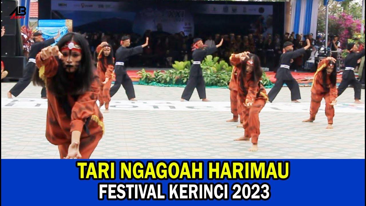 TARI NGAGOAH HARIMAU KERINCI DI FESTIVAL KERINCI 2023