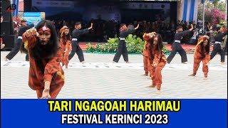 TARI NGAGOAH HARIMAU KERINCI DI FESTIVAL KERINCI 2023