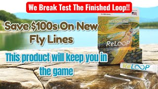 Fix your fly fishing line w Restorline. New loop, damaged section, splice line, this makes it easy.