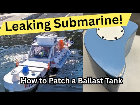 نحوه تعمیر مخزن بالاست زیردریایی گام به گام