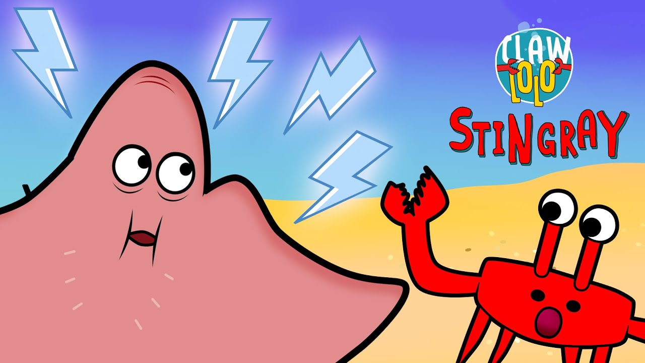 Cool Underwater Music Video for Kids 🎵🎵 Clawlolo 🐟⚡Stingray 🐟⚡ Songs