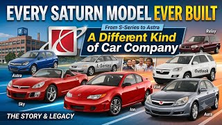 Every Saturn Model Ever Built - A Different Kind of Car Company
