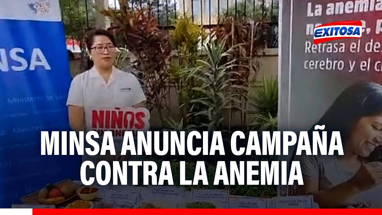 🔴🔵Minsa anuncia campaña multisectorial para la lucha contra la anemia ...