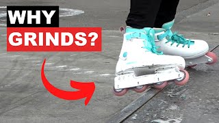 Why is Aggressive Rollerblading Mostly Grinds
