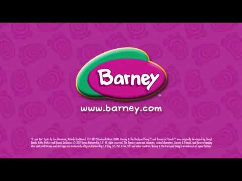 Barney website screen but with a purple background