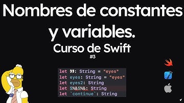 3 - Nombres de constantes y variables - Curso de Swift - iOS