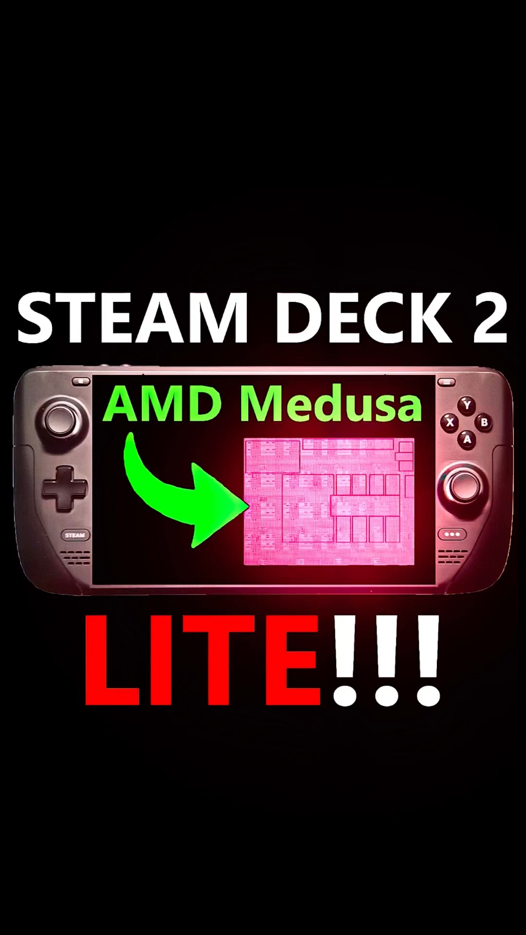 Steam Deck 2 LITE = AMAZING w/ AMD Zen 6 Medusa Point (w/ The