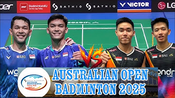 (MD~FINALS) Alfian/Fikri (INA) VS Indra/Joaquin (INA) | Australian Badminton Open 2025