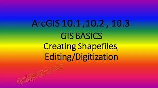 How to do digitization in ArcGIS 10.1 , 10.2 , 10.3. (Easy Steps)