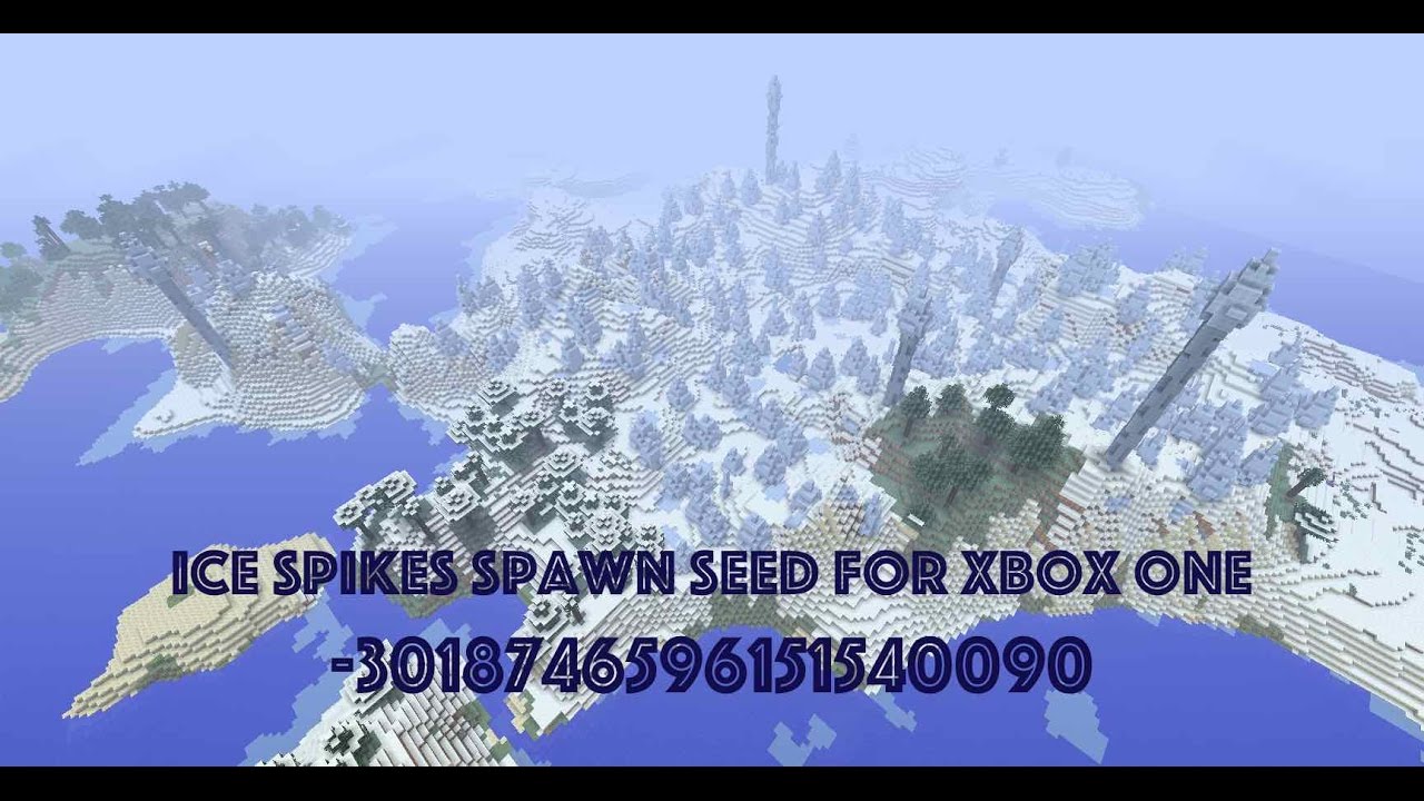 ☆Minecraft Xbox 360 + PS3: TU31 Rare Biomes Seed - Ice Spike