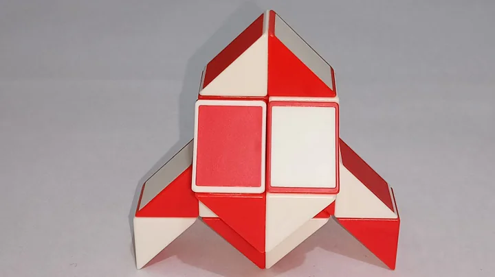 Make a Rocket with Snake Cube 24 pieces । Rocket Type 4