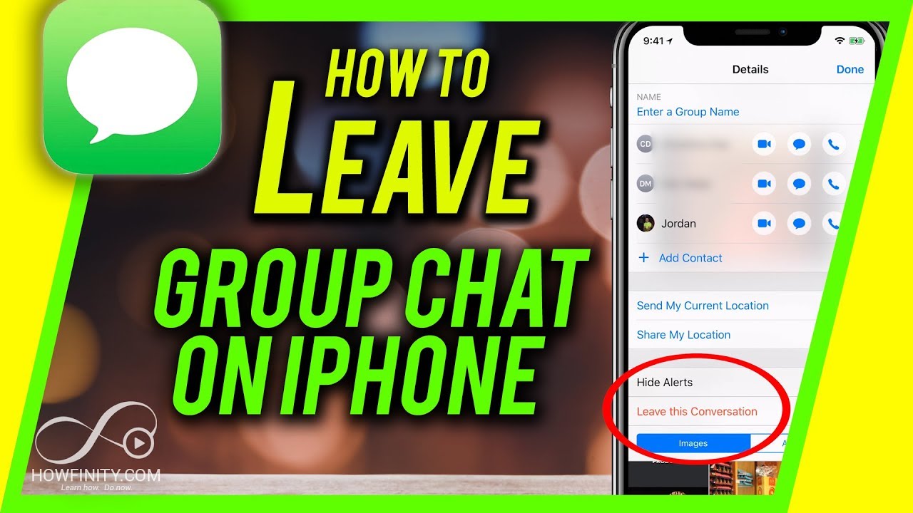 How To Leave Group Chat On Iphone