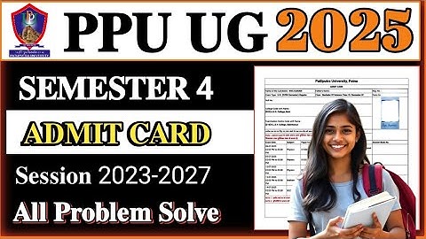 PPU SEM 4 Admit Card 2025 Download ||Patliputra University UG Sem 4 Admit Card Download Kaise Kre
