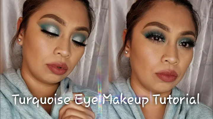 Turquoise Eye Makeup Tutorial ||Elizabeth Espinoza||
