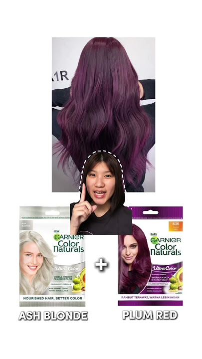 Rekomendasi warna rambut buat cat sendiri di rumah🙌🏻 #garnier #warnarambut #douyin_china