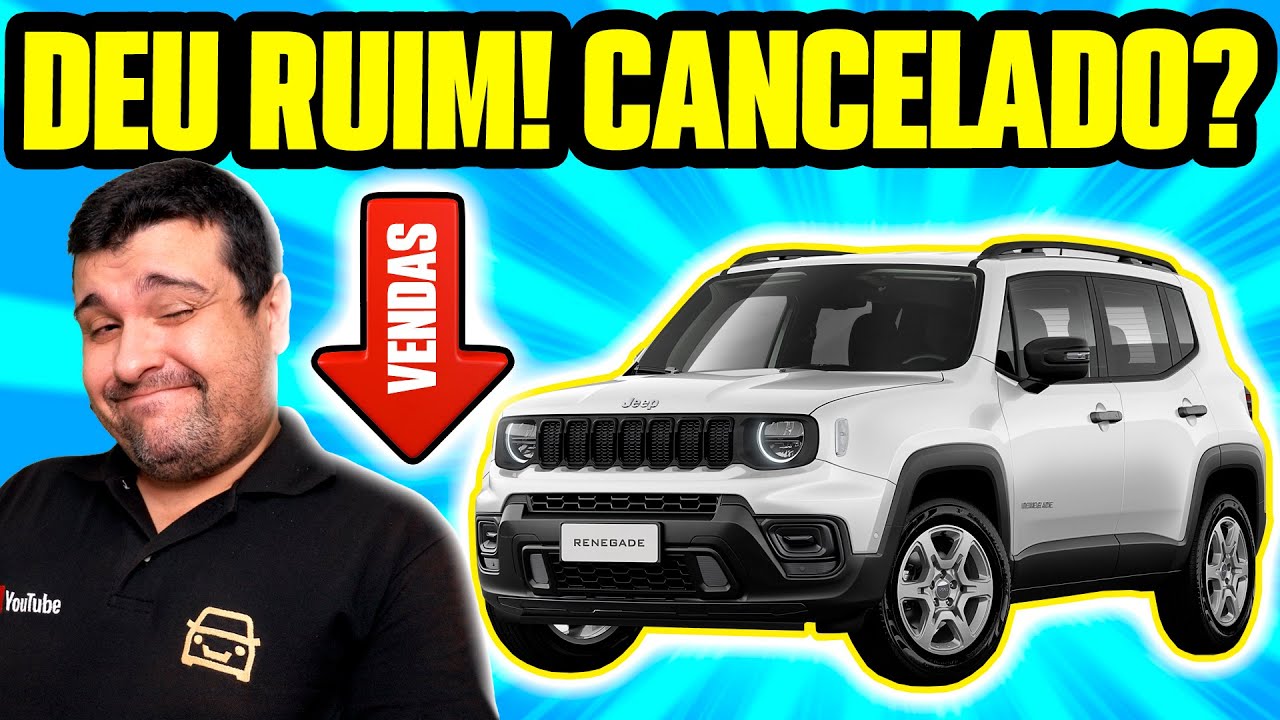 A CASA CAIU! O QUE ACONTECEU com o JEEP RENEGADE? VENDAS DESABANDO!